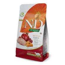 N&D Pumpkin Balkabaklı Bıldırcınlı Narlı Tahılsız 10 kg Kısırlaştırılmış Kedi Maması