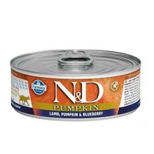 N&D Pumpkin Balkabaklı Tahılsız Kuzu Etli Ve Yaban Mersinli 80 gr Kedi Maması