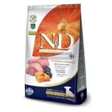 N&D Pumpkin Tahılsız Balkabaklı Kuzu Etli Yaban Mersinli Küçük irk Yavru 2.5 kg Köpek Maması