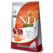 N&D Puppy Tahılsız Balkabak Tavuk Medium Maxi 2.5 kg Yavru Köpek Maması