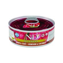 N&D Quınoa 80 gr Kedi Konserve Geyik&Hindistan Cevizli Kedi Konserve