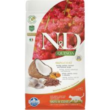 N&D Quınoa Tahılsız Skın Coat Ringa Balıklı 1.5 kg Kedi Kuru Maması