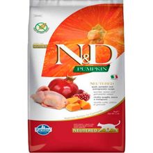 N&D Tahılsız Balkabak Bıldırcın Nar Kısır 5 kg Kedi Maması