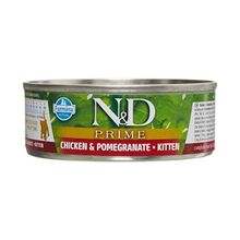 N&D Tahılsız Kitten Tavuklu ve Narlı Özel Konserve Yavru 12x80 gr Kedi Maması