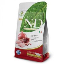 N&D Tahılsız Tavuk ve Narlı 1 Kg Kedi Maması