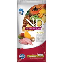 N&D Tropical Selection Düşük Tahıllı Tavuklu Tropikal Meyveli 10 kg Kısırlaştırılmış Yetişkin Kedi Maması