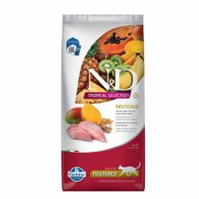 N&D Tropical Selection Düşük Tahıllı Tavuklu Tropikal Meyveli 4+1 kg Kısırlaştırılmış Yetişkin Kedi Maması