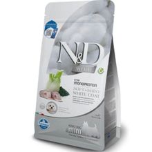 N&D White Dog Levrek Pirinç Rezene ve Spirulina Küçük Irk Beyaz 2 kg Yetişkin Köpek Maması