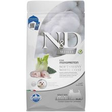 N&D White Mono Protein Balıklı Beyaz Renkli Küçük Irk 2 kg Yetişkin Kuru Köpek Maması