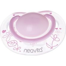 Neavita 3 Ay+ Ortodontik Desenli Emzik Pembe