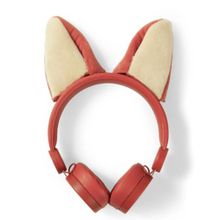 Nedis HPWD4000OG Franky Fox Turuncu Çıkarılabilir Aksesuarlı Kulak Üstü Çocuk Kulaklığı