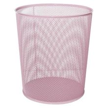 Need ND-1044 Tam Delikli Metal Fileli Toz Pembe Çöp Kovası