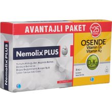 Nemolix Plus 30 Tablet + Osende Vitamin D3 K2 20 ml Damla