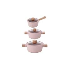 Neoflam Fika Blossom 6 Parça Tencere ve Tava Seti