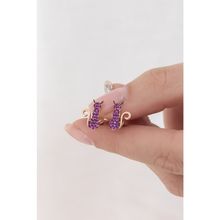 Nereze 925 Ayar Minik Pembe Kedi Kadın Gümüş Küpe