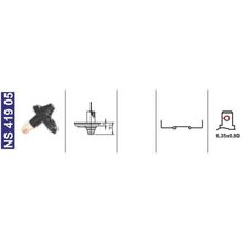 Nesan NS41905 Kapı İç Aydınlatma Butonu