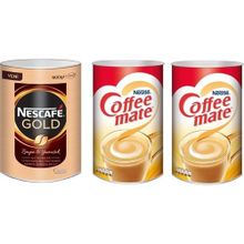 Nescafe Gold 900 gr + Coffee Mate Kahve Kreması (2000 gr 2'li) 4000 gr (2 adet)