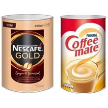 Nescafe Gold 900 gr + Coffee Mate Kahve Kreması 2000 gr