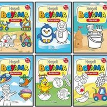 Neşeli Boyama 6 Kitap Set 4-5 Yaş - Pinokyo Yayınları