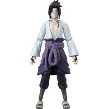 Nessi World 16 cm Bandai Anime Heroes Naruto Sasuke Uchiha Figür ve Aksesuar Seti