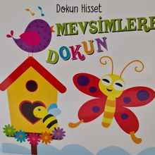 Net Çocuk Yayınları Dokun Hisset Mevsimlere Eğitici Kitap