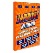 Netbil Yayınları 7. Sınıf Matematik Periyot Soru Bankası