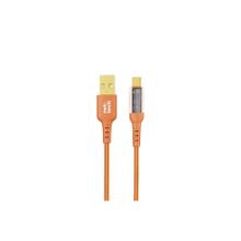 Nettech NT-DC34 Plastik 100 cm Turuncu Type-C Şarj ve Data Kablosu