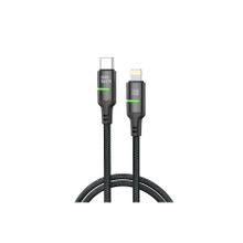 Nettech NT-DC39 30 W Plastik 100 cm Siyah Type-C to Lightning Şarj ve Data Kablosu