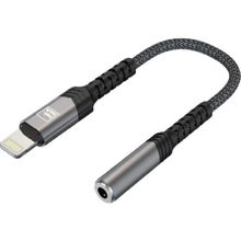 Nettech NT-OT01 Siyah Lightning to Jack Dönüştürücü Kablo