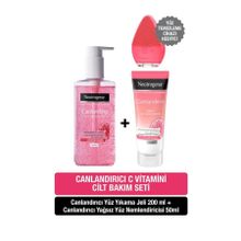 Neutrogena 200 ml Canlandırıcı Yüz Temizleme Jeli + 50 ml Canlandırıcı Yağsız Nemlendirici