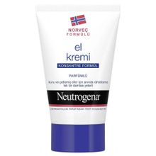 Neutrogena 50 ml Dermatolog Onaylı Kuru ve Çatlamış Eller İçin Parfümlü El Kremi