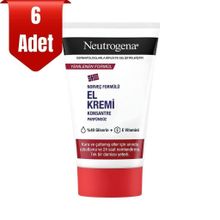 Neutrogena 6x50 ml Norveç Formülü Parfümsüz Konsantre El Kremi