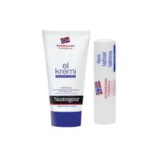 Neutrogena Parfümlü 75 ml El Kremi + Neutrogena 4,8 g Dudak Nemlendirici