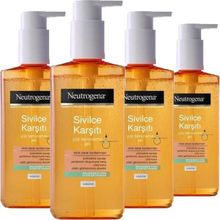 Neutrogena Visibly Clear Sivilce Karşıtı 4x200 ml Yağsız Günlük Temizleme Jeli