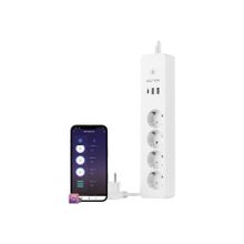 Neutron Akıllı Wi-Fi Destekli 4'lü Akım Korumalı Priz + 2 Usb 1 Type-C Uzatma Kablosu