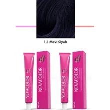 Neva Color 1.1 Mavi Siyah 2x50 gr Tüp Saç Boyası