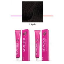 Neva Color 1 Siyah 2x50 gr Tüp Saç Boyası