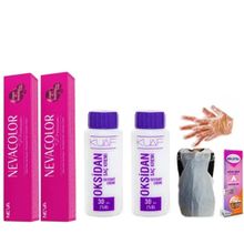 Neva Color 11-10 Extra Açık Küllü Platin 2 Adet Tüp Boya+2 Adet 30 Volum Oksidan