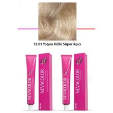 Neva Color 12.01 Yoğun Küllü Süper Açıcı 2x50 gr Tüp Saç Boyası