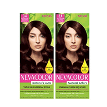 Neva Color 3.4 Koyu Kestane x2 Saç Boyası