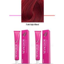Neva Color 7.66 Aşk Alevi Tüp 2x50 gr Saç Boyası