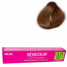Neva Color Premium 8.0 Yoğun Açık Kumral 2x50 ml Saç Boyası