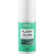 Neva Flashy Colors Geçici Renk Açık Yeşil 75 ml Saç Spreyi
