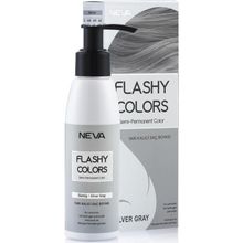 Neva Flashy Colors Gümüş Yarı Kalıcı 100 ml Saç Boyası