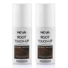 Neva Root Touch Up Sprey Koyu Kumral 2x75 ml Saç Boyası
