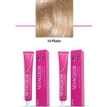 Nevacolor Premium 10 Platin 2x50 ml Kalıcı Krem Saç Boyası