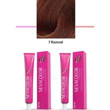 Nevacolor Premium 7 Kumral 2x50 gr Kalıcı Krem Saç Boyası