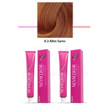Nevacolor Premium 8.3 Altın Sarısı 2x50 ml Kalıcı Krem Saç Boyası
