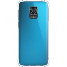 Nevarium Xiaomi Redmi Note 9S Antishock Darbe Emici Şeffaf Silikon Kılıf