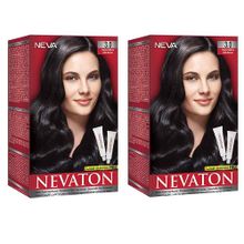 Nevaton 3.0 Koyu Kahve Kalıcı 2 Kutu Krem Saç Boyası